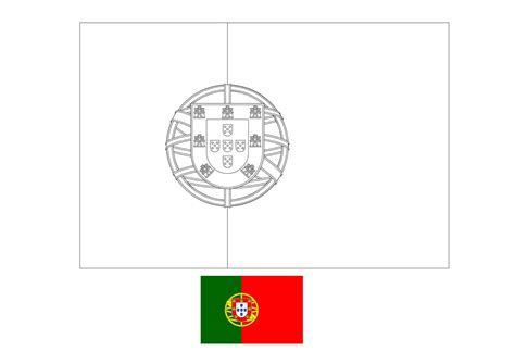 portugal fahne zum ausmalen